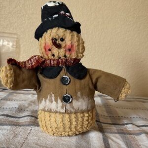 Snowman Plush with Scarf